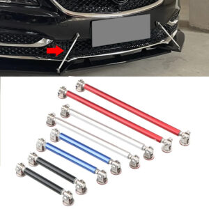 Universal Car Front & Rear Bumper Lip Splitter Support Rod Kit – Adjustable Decorative Spoiler Support Bars