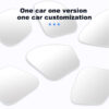 SEAMETAL 2PCS 360° Adjustable HD Frameless Blind Spot Mirror Wide-Angle Rearview Auxiliary Mirror