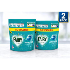Fairy Non Bio Washing Liquid Pods, For Sensitive Skin 2X50 Washes